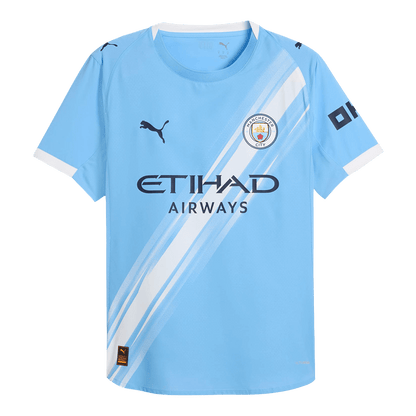 REIJNDERS #4 Manchester City Thuistenue 2025/26 Blauw Speler