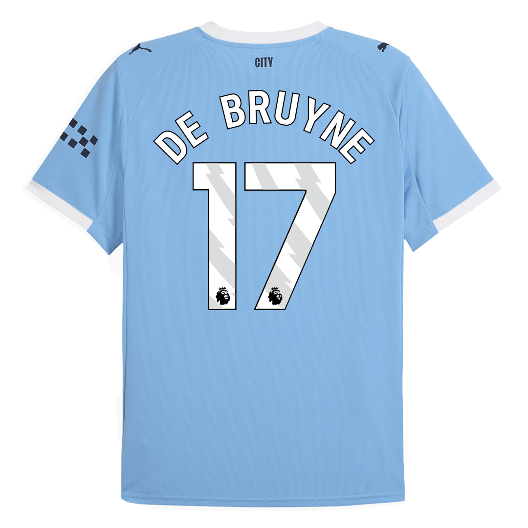 DE BRUYNE #17 Manchester City Thuis Shirt 2025/26