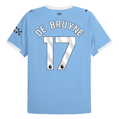 DE BRUYNE #17 Manchester City Thuis Shirt 2025/26