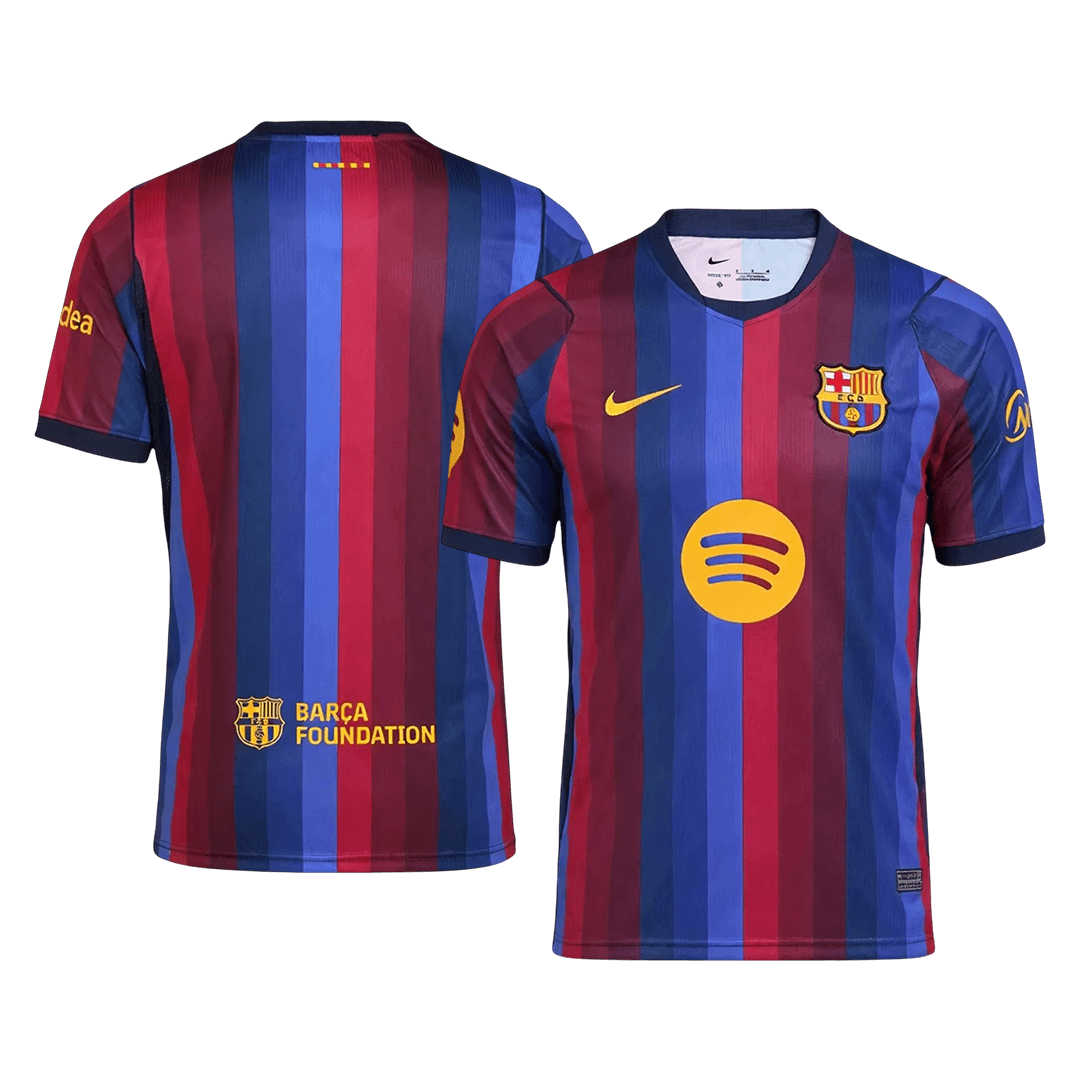 Barcelone Domicile Maillot 2026/27 Blue&Garnet Grande Taille