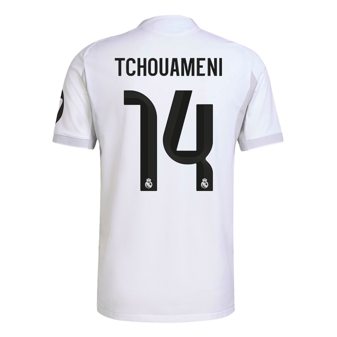 TCHOUAMENI #14 Real Madrid Thuisshirt 2025/26 Wit Authentiek