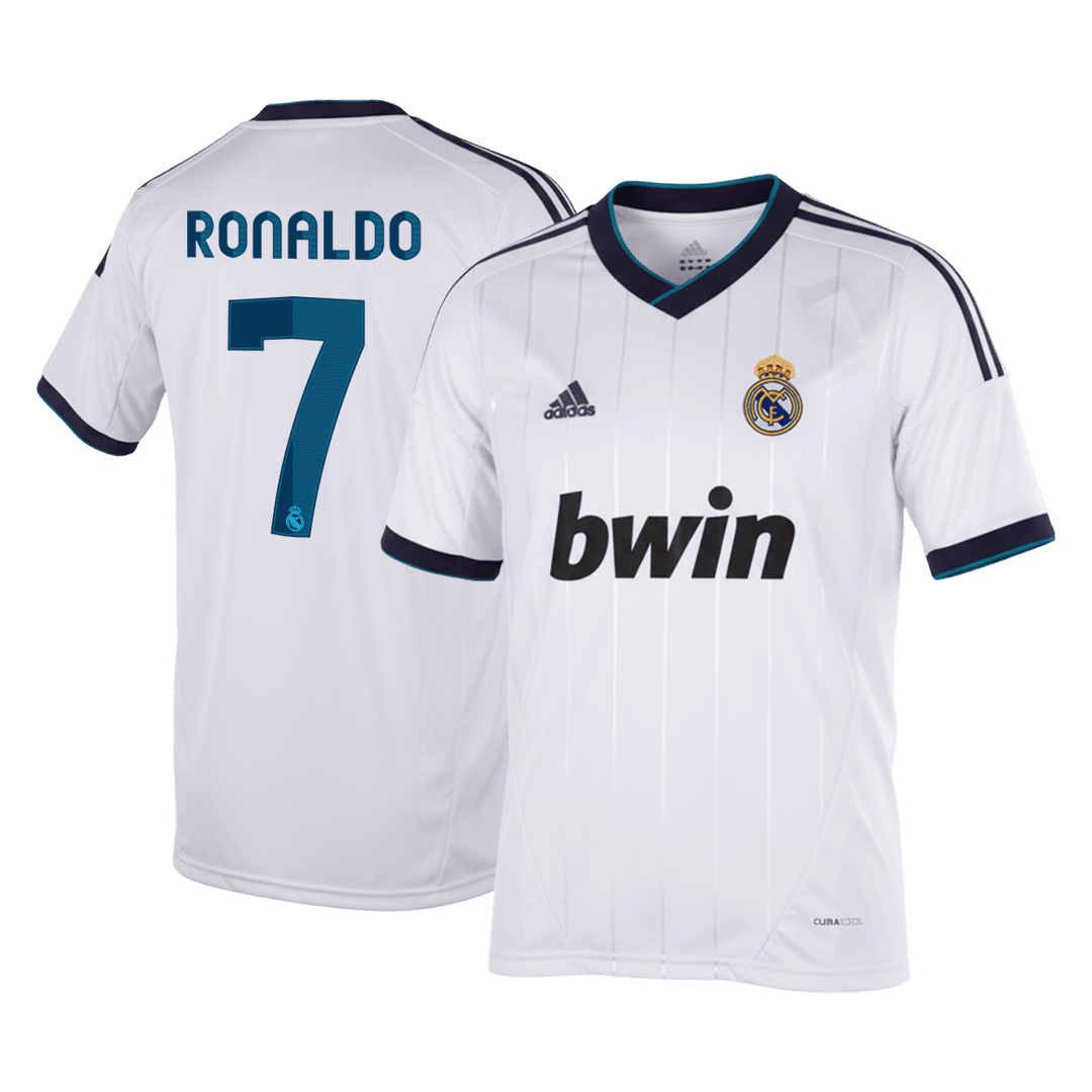 Retro RONALDO #7 Real Madrid Domicile Maillot 2012/13 Blanc