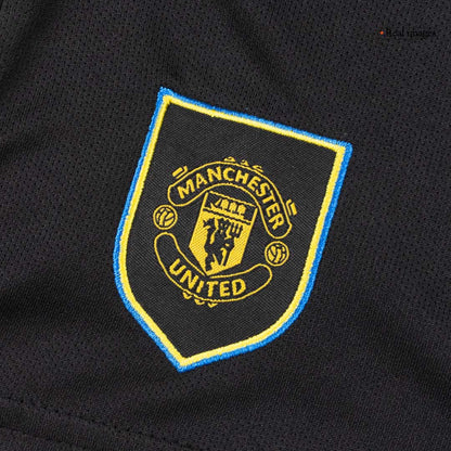 Manchester United Third Maillot Kit 2025/26 Enfant Noir