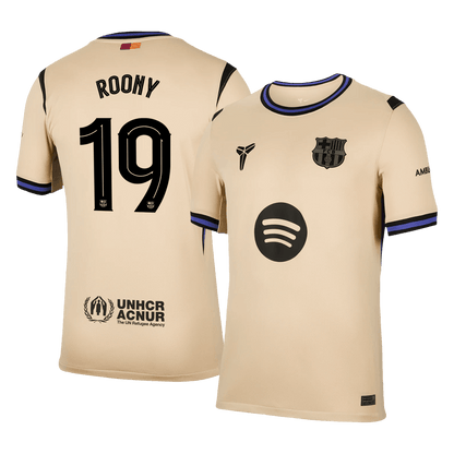 ROONY #19 Barcelona Uitshirt 2025/26 Geel - UCL