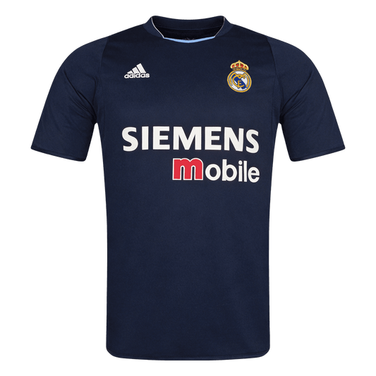 Retro Real Madrid Uitshirt 2003/04 Marineblauw