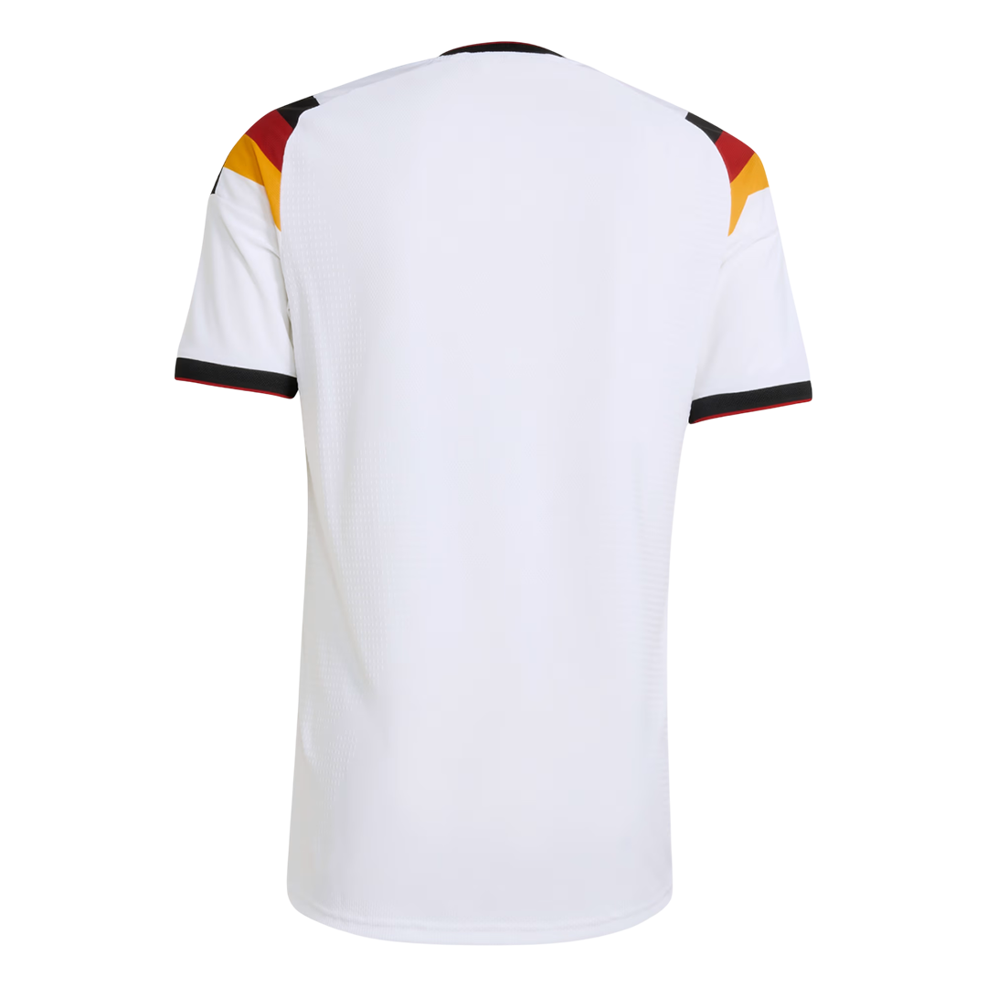 Duitsland Thuisshirt Wereldkampioenschap 2026 Wit Speler Grote Maat
