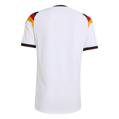 Duitsland Thuisshirt Wereldkampioenschap 2026 Wit Speler Grote Maat
