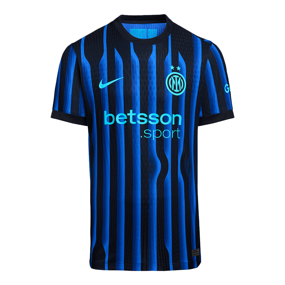 THURAM #9 Inter Milan Thuisshirt 2025/26 Blauw&Zwart Authentiek