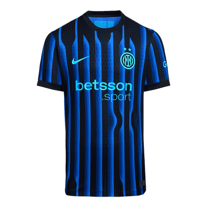 THURAM #9 Inter Milan Thuisshirt 2025/26 Blauw&Zwart Authentiek