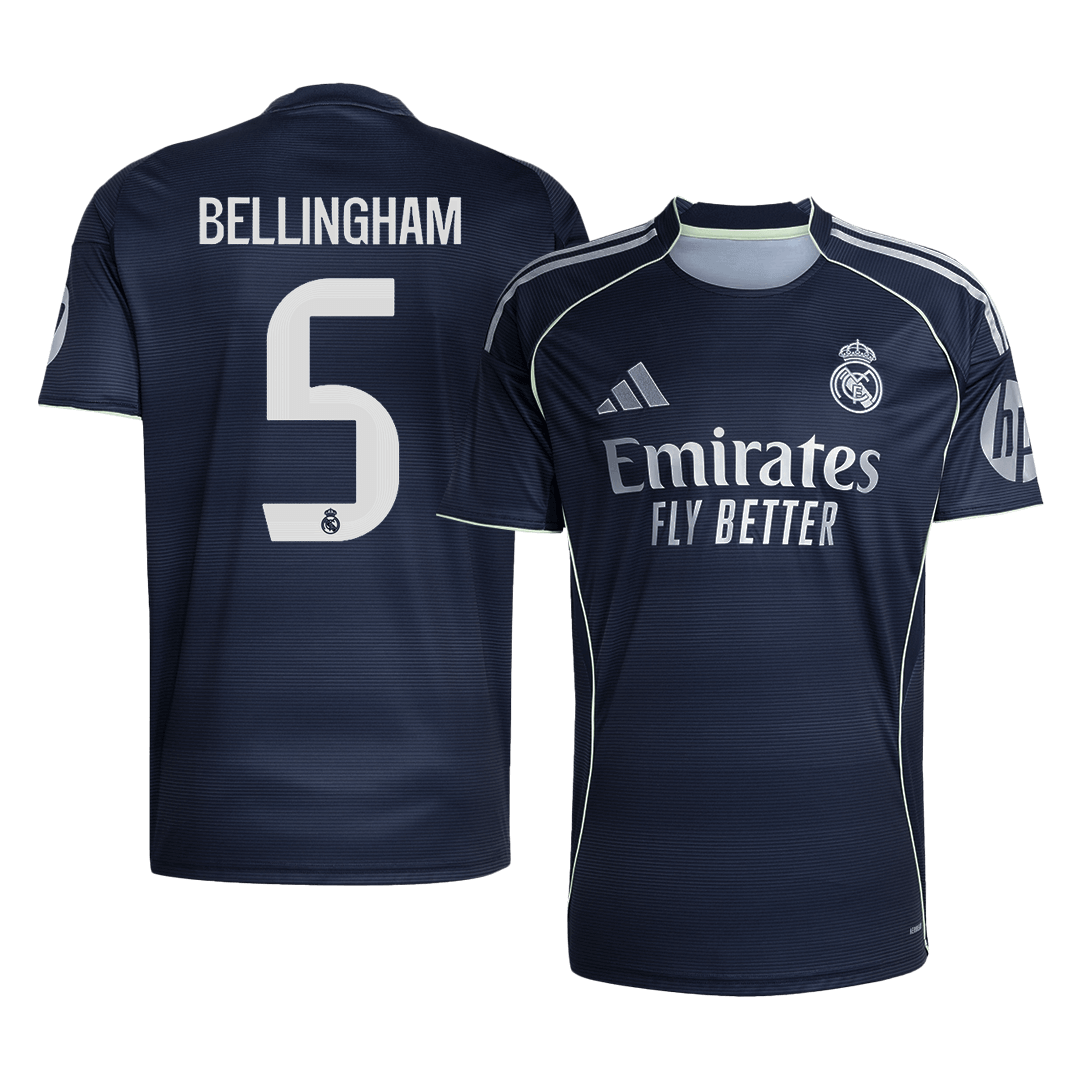 BELLINGHAM #5 Real Madrid Uit Thuisshirt 2025/26 Grote Maat