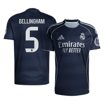 BELLINGHAM #5 Real Madrid Uit Thuisshirt 2025/26 Grote Maat
