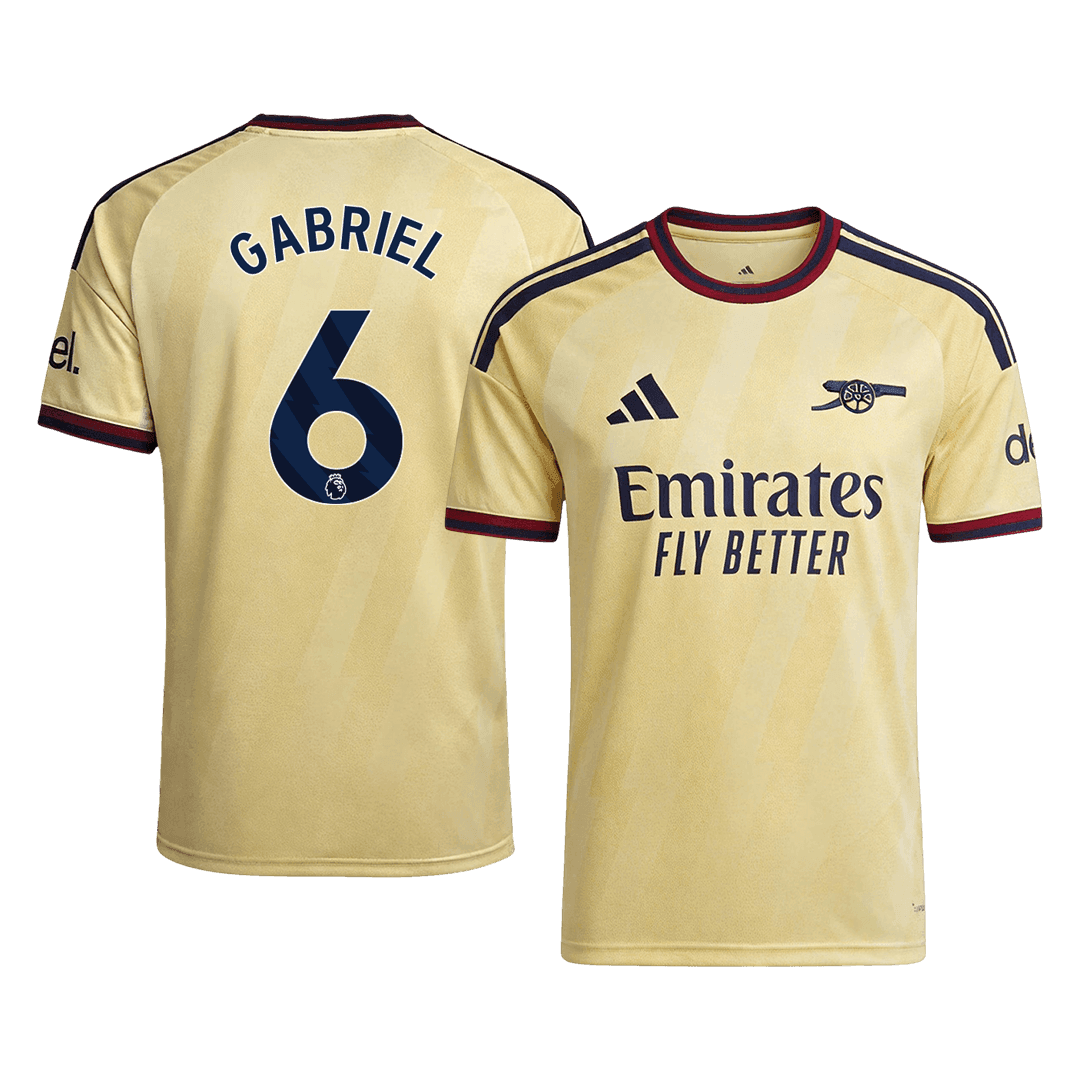 GABRIEL #6 Arsenal Third Maillot 2026/27 Jaune Joueur