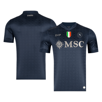 Napels Derde Thuisshirt 2025/26 Zwart Grote Maat