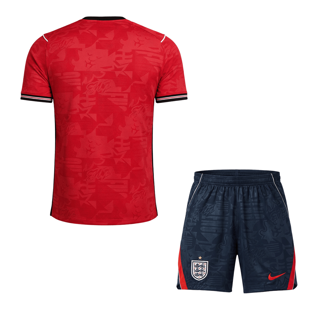 Angleterre Extérieur Maillot Kit - Coupe du Monde 2026 Rouge