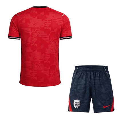 Angleterre Extérieur Maillot Kit - Coupe du Monde 2026 Rouge