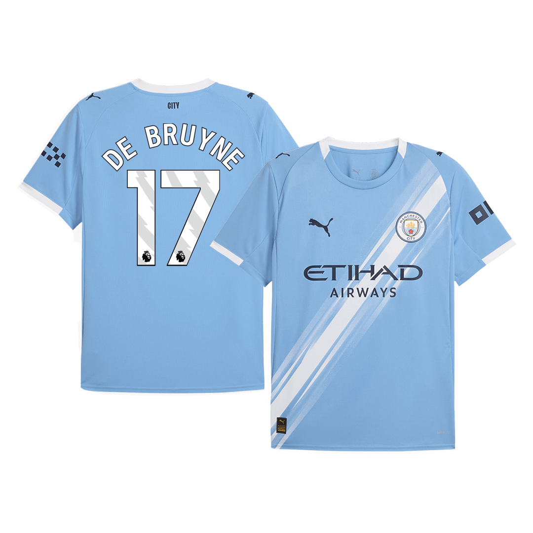 DE BRUYNE #17 Manchester City Thuis Shirt 2025/26