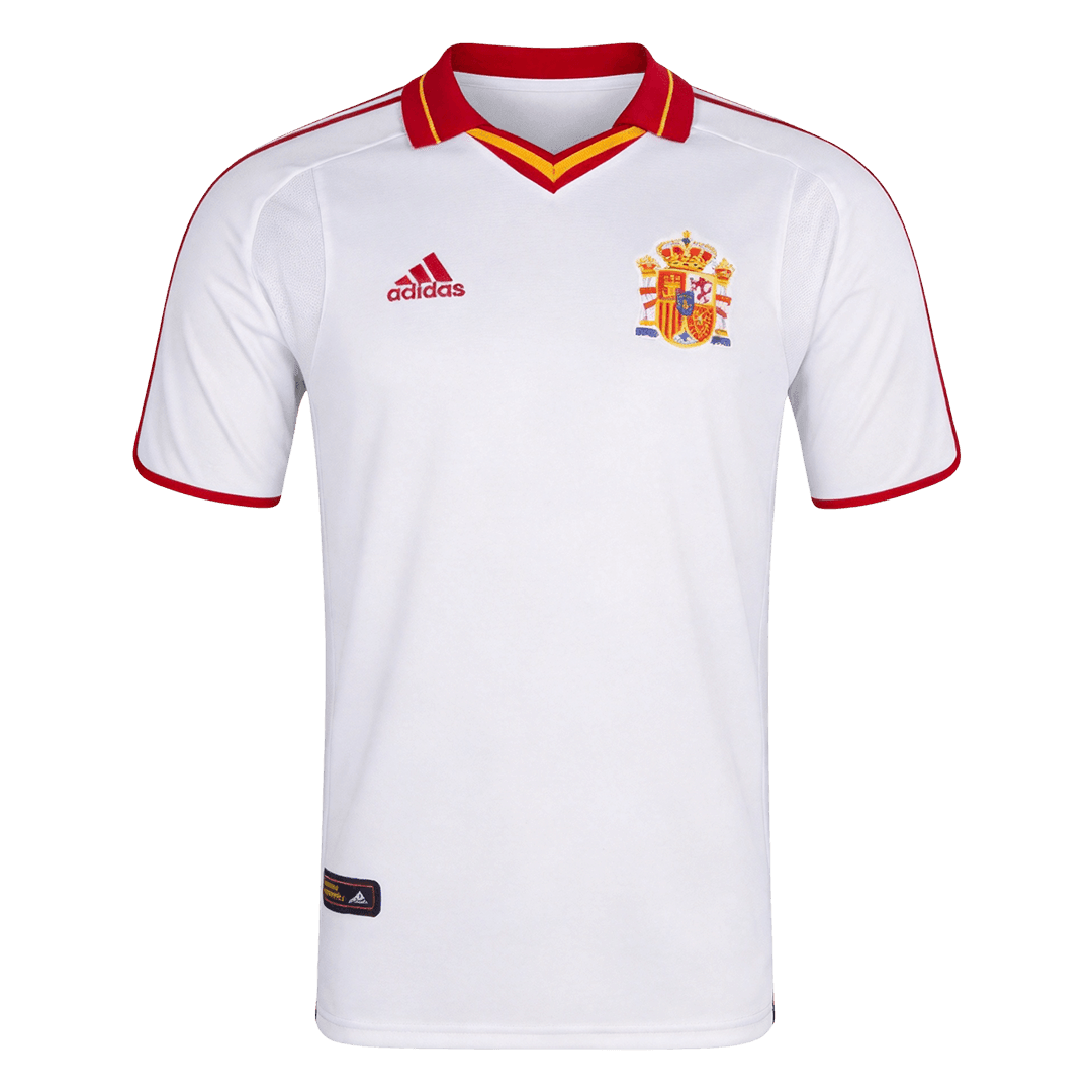 Retro Spanje Uit Thuisshirt 2000 Wit