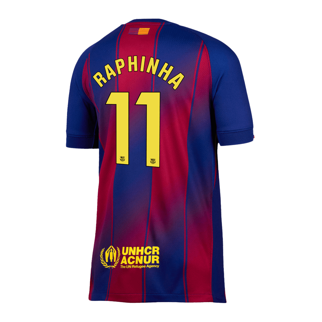 RAPHINHA #11 Barcelona Thuisshirt 2025/26