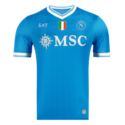Napels Thuisshirt 2025/26 Blauw Authentiek