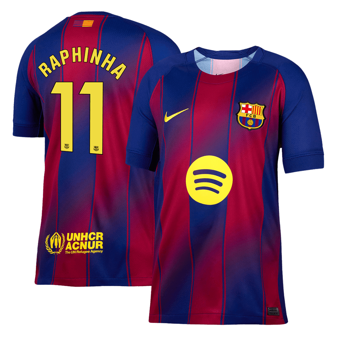 RAPHINHA #11 Barcelona Thuisshirt 2025/26