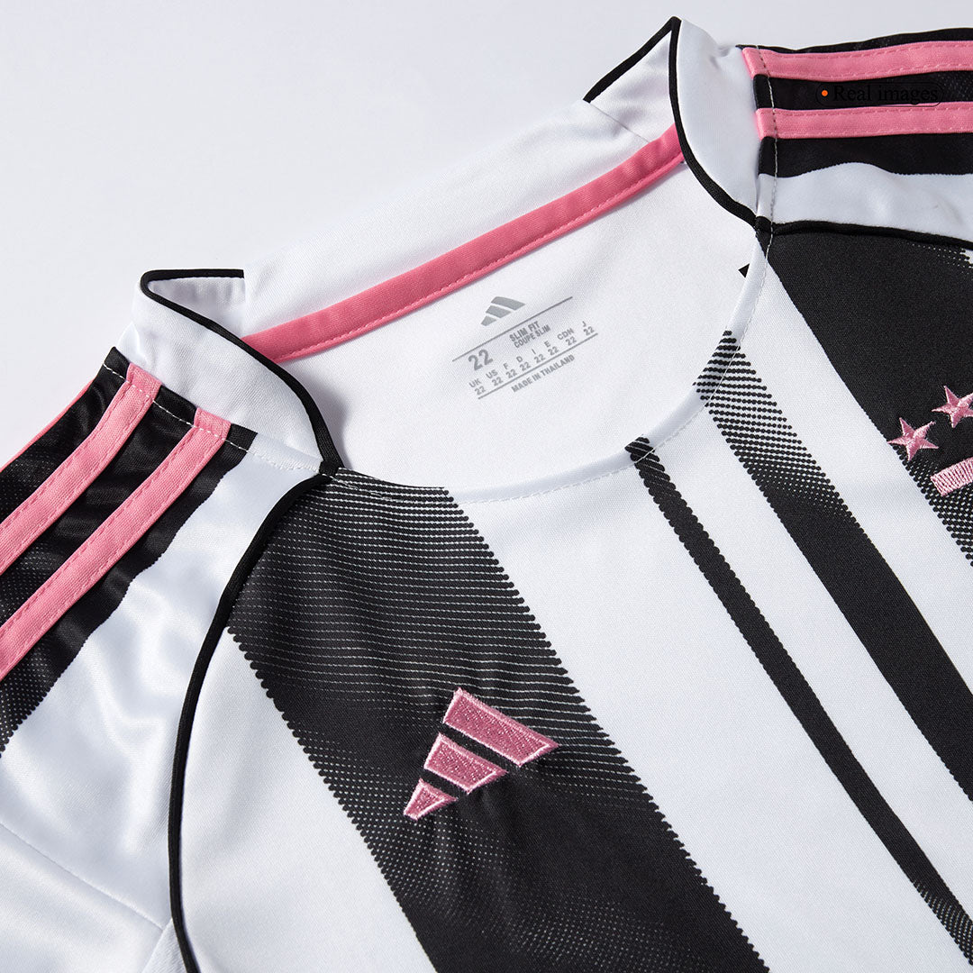 Juventus Thuis Tenue Kit 2025/26 Kind Zwart&Wit