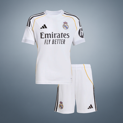 Real Madrid Thuistenue Kit 2025/26 Kinderen