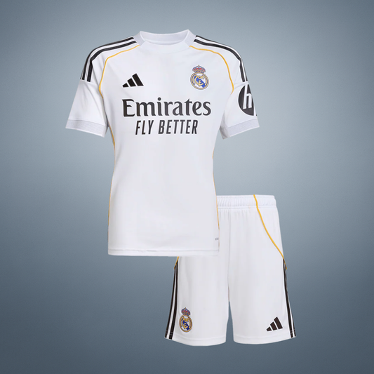 Real Madrid Thuistenue Kit 2025/26 Kinderen