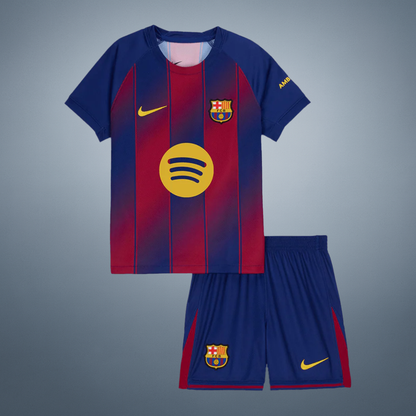 Barcelona Thuisshirt Tenue 2025/26 Kinderen