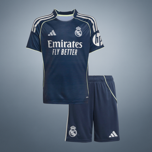 Real Madrid Uit Tenue Kit 2025/26 Kinderen