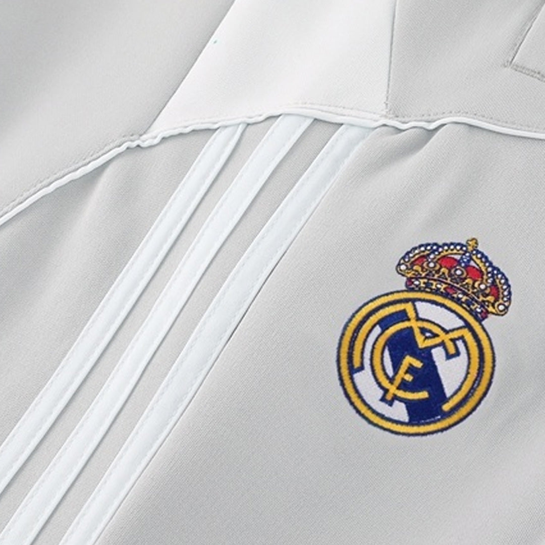 Real Madrid Voetbaljack Kit 2025/26 Grijs