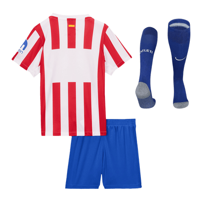 Atlético Thuisshirt Kit 2025/26 Kinderen Rood&Wit