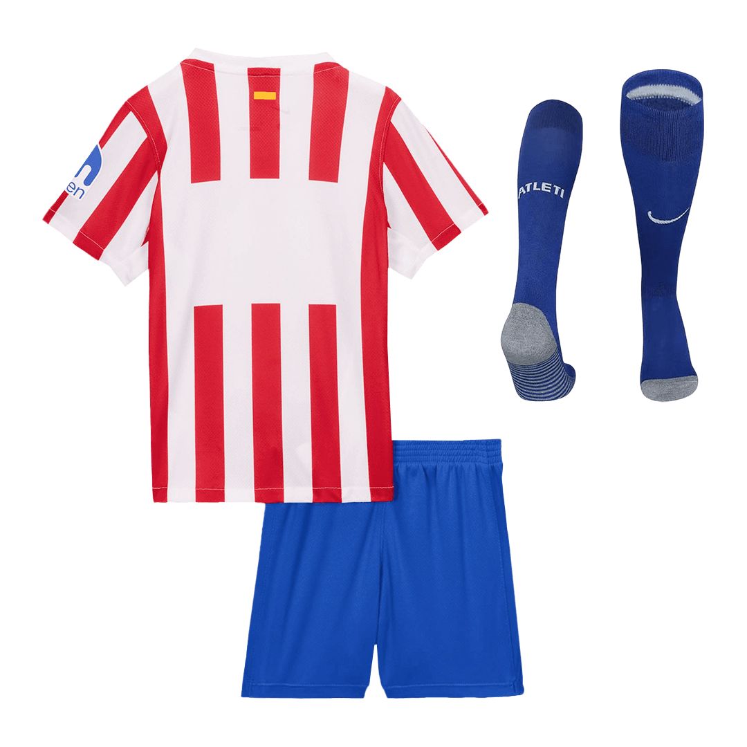 Atlético Thuisshirt Kit 2025/26 Junior Rood&Wit