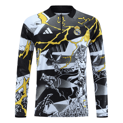 Real Madrid Sweatshirt Kit 2025/26 Junior Noir