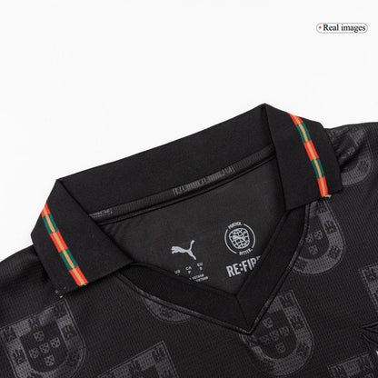 Portugal Maillot Coupe du Monde 2026 Noir Grande Taille