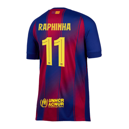 RAPHINHA #11 Barcelona Thuisshirt 2025/26 - UCL