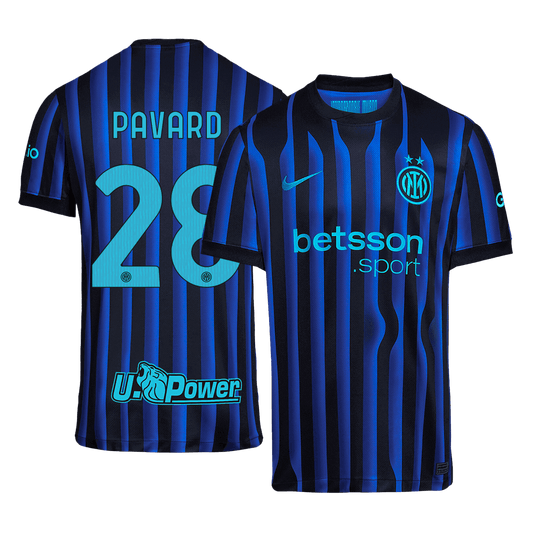 PAVARD #28 Inter Milan Domicile Maillot 2025/26 Blue&Black