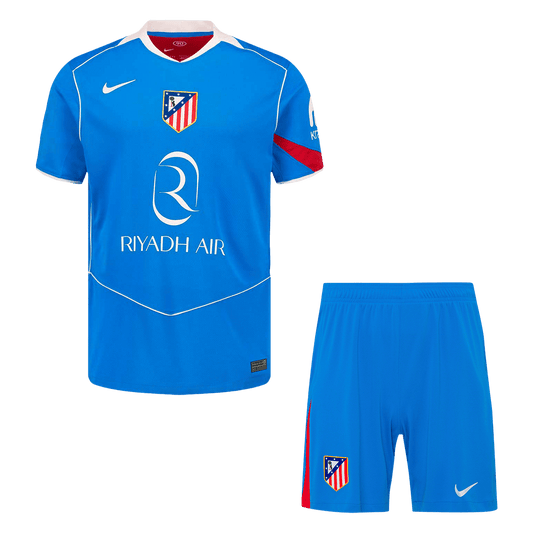 Atlético Third Maillot Kit 2025/26 Bleu