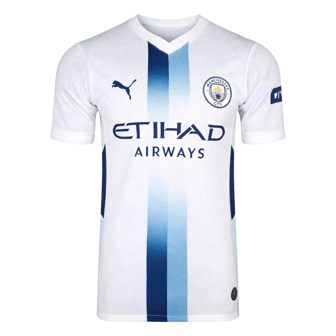 HAALAND #9 Manchester City Third Maillot 2026/27 Blanc Joueur - UCL