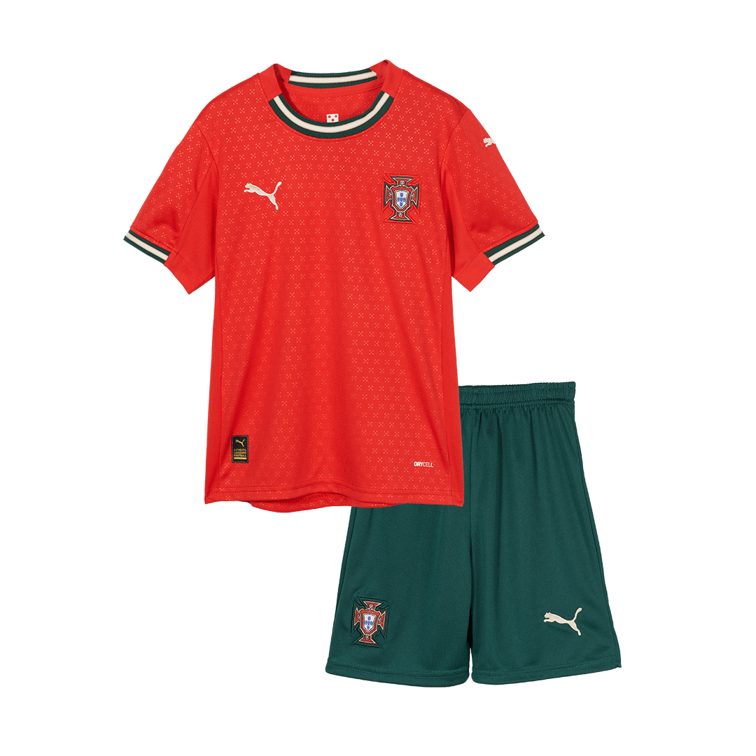 Portugal Domicile Maillot Kit 2025 Junior
