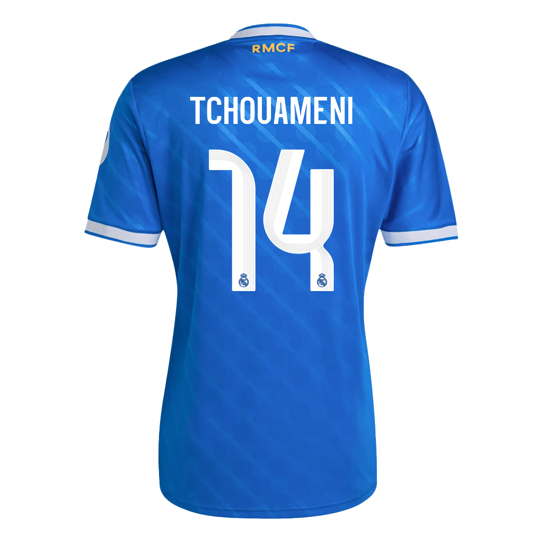 TCHOUAMENI #14 Real Madrid Third Maillot 2025/26 Bleu