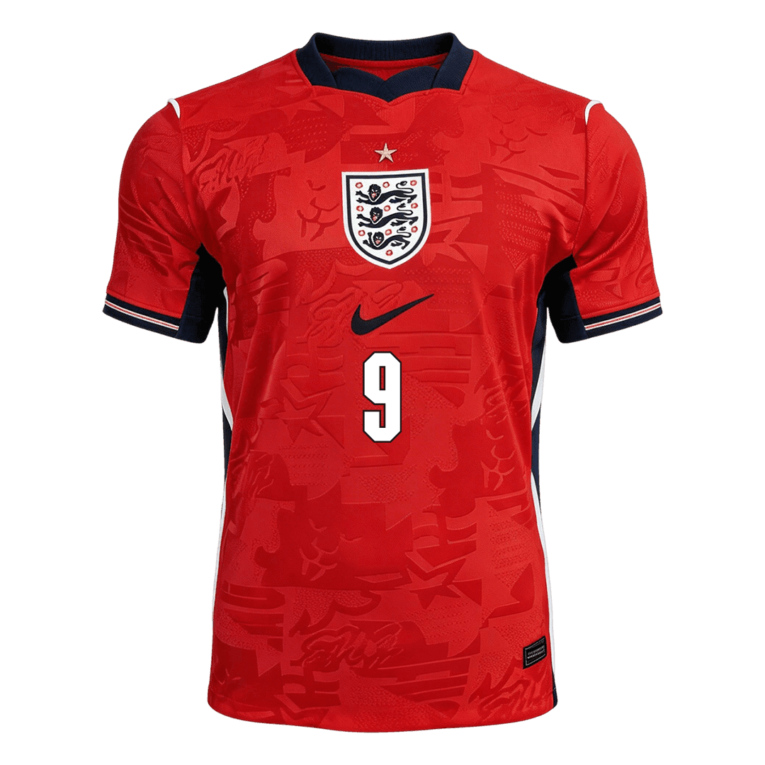 KANE #9 Engeland Uit Thuisshirt - Wereldkampioenschap 2026 Rood Speler