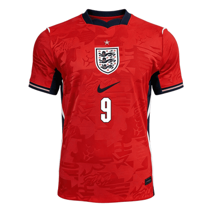 KANE #9 Engeland Uit Thuisshirt - Wereldkampioenschap 2026 Rood Speler
