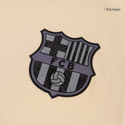 F.DE JONG #21 Barcelona Uit Thuisshirt 2025/26 Geel - UCL
