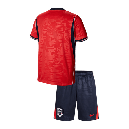 Angleterre Extérieur Maillot Kit - Coupe du Monde 2026 Junior Rouge