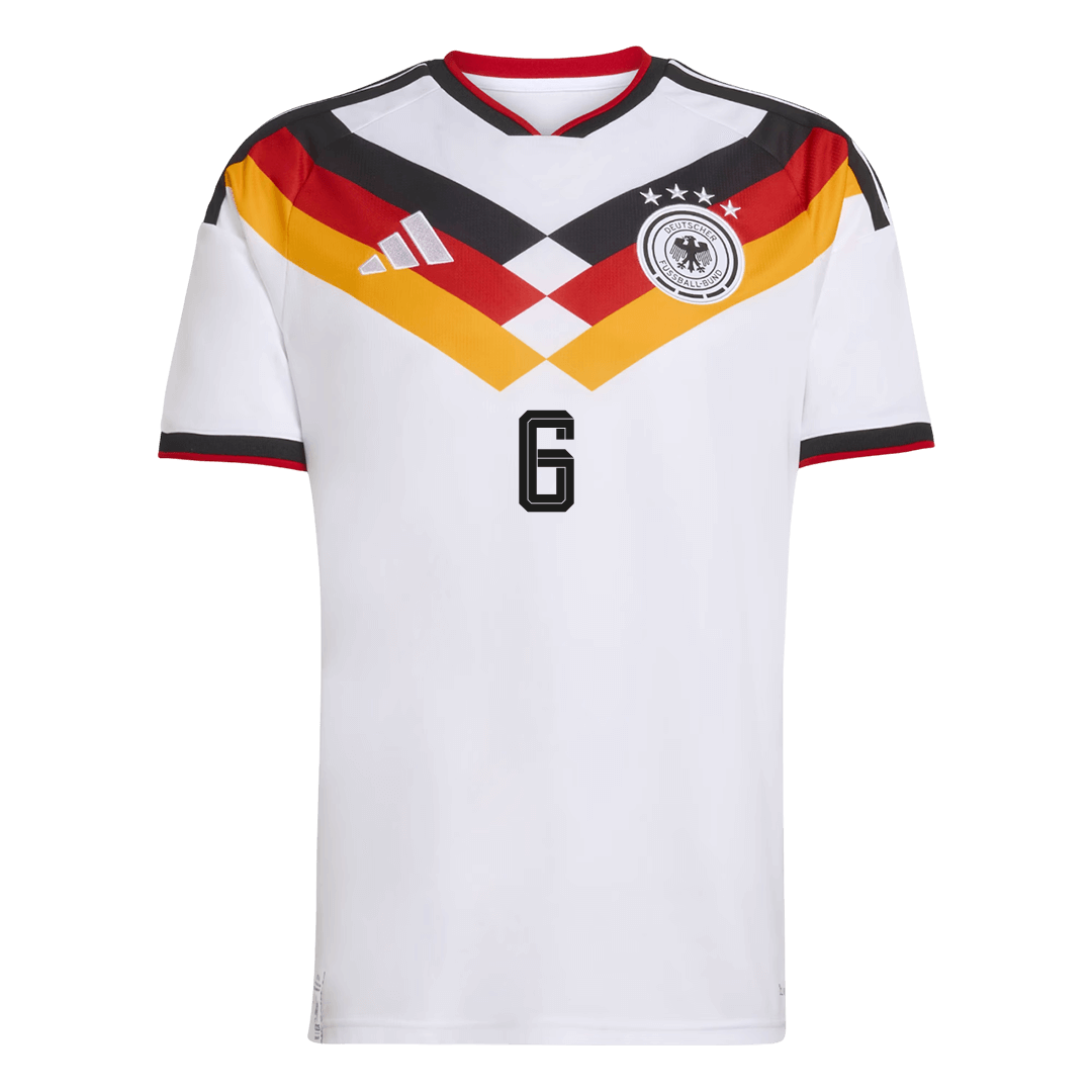 KIMMICH #6 Duitsland Thuisshirt WK 2026 Wit