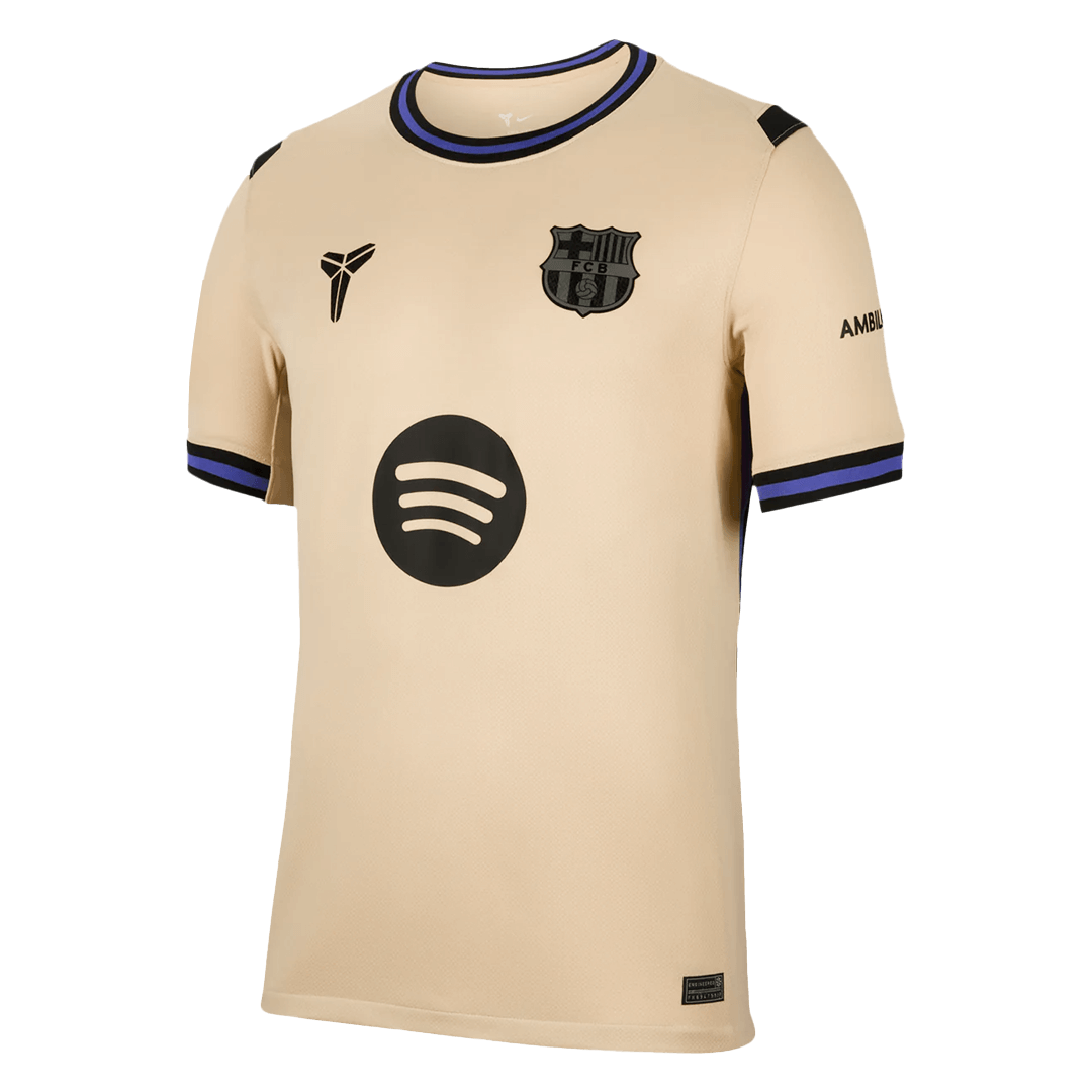 GAVI #6 Barcelona Uit Thuisshirt 2025/26 Geel - UCL