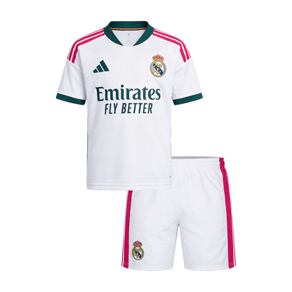 Real Madrid Domicile Maillot Kit 2026/27 Enfant Blanc