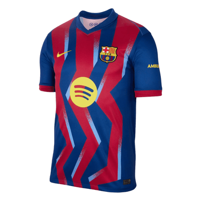 PEDRI #8 Barcelona Vierde Thuisshirt 2025/26 Rood&Blauw