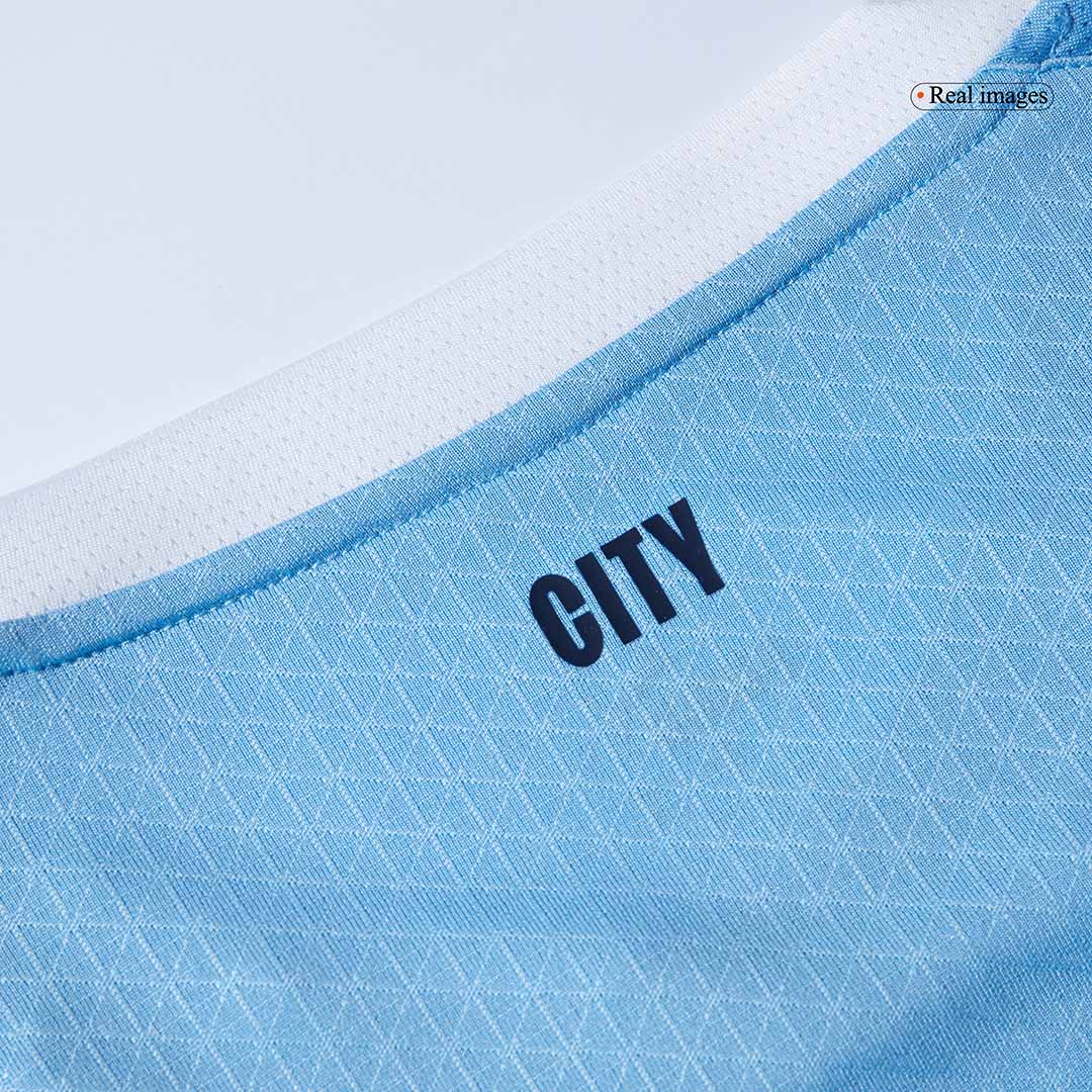 REIJNDERS #4 Manchester City Thuistenue 2025/26 Blauw Speler