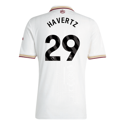 HAVERTZ #29 Arsenal Third Maillot 2025/26 Blanc